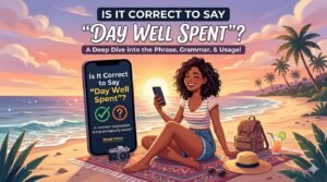 Is It Correct to Say “Day Well Spent”?