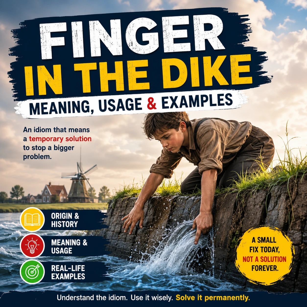 Finger in the Dike – Meaning, Usage & Examples