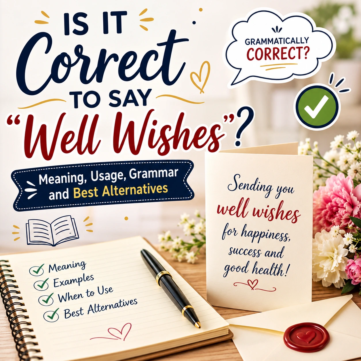 Is It Correct to Say “Well Wishes”?