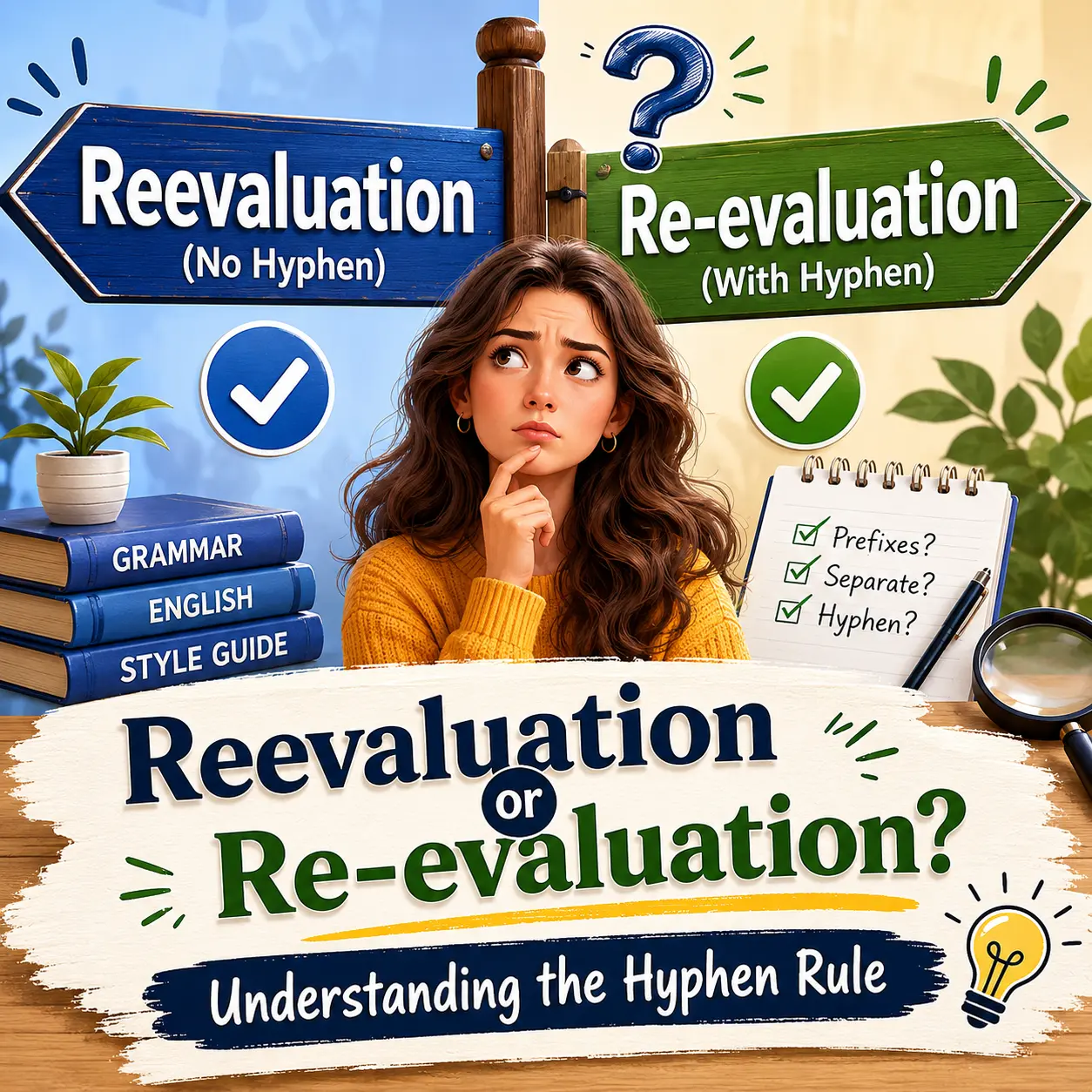 Reevaluation or Re-evaluation? Understanding the Hyphen Rule
