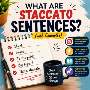 What Are Staccato Sentences? (with Examples)