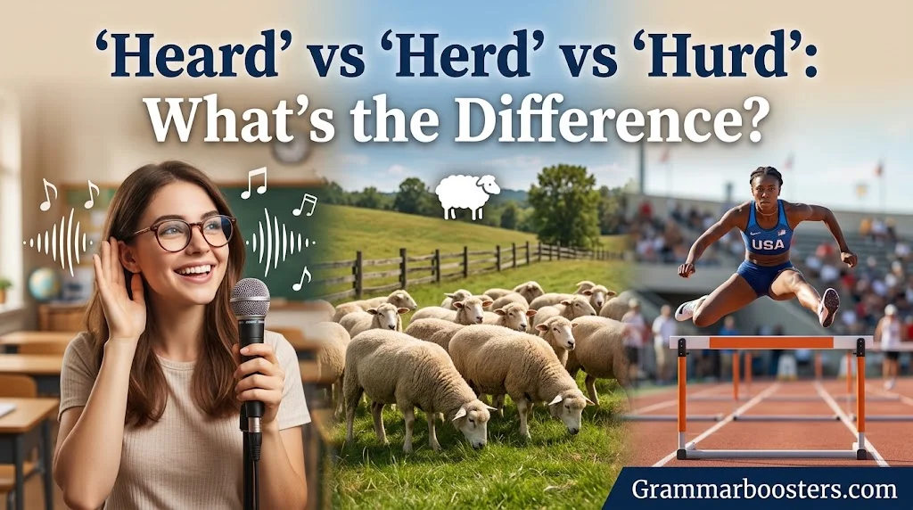 ‘Heard’ vs ‘Herd’ vs ‘Hurd’: What’s the Difference?