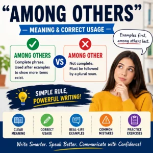 “Among Others” – Meaning & Correct Usage (With Examples)