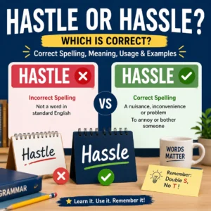 Hastle or Hassle? Which is Correct?