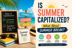 Is Summer Capitalized? What about Summer Break?