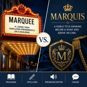 Marquee vs Marquis comparison chart