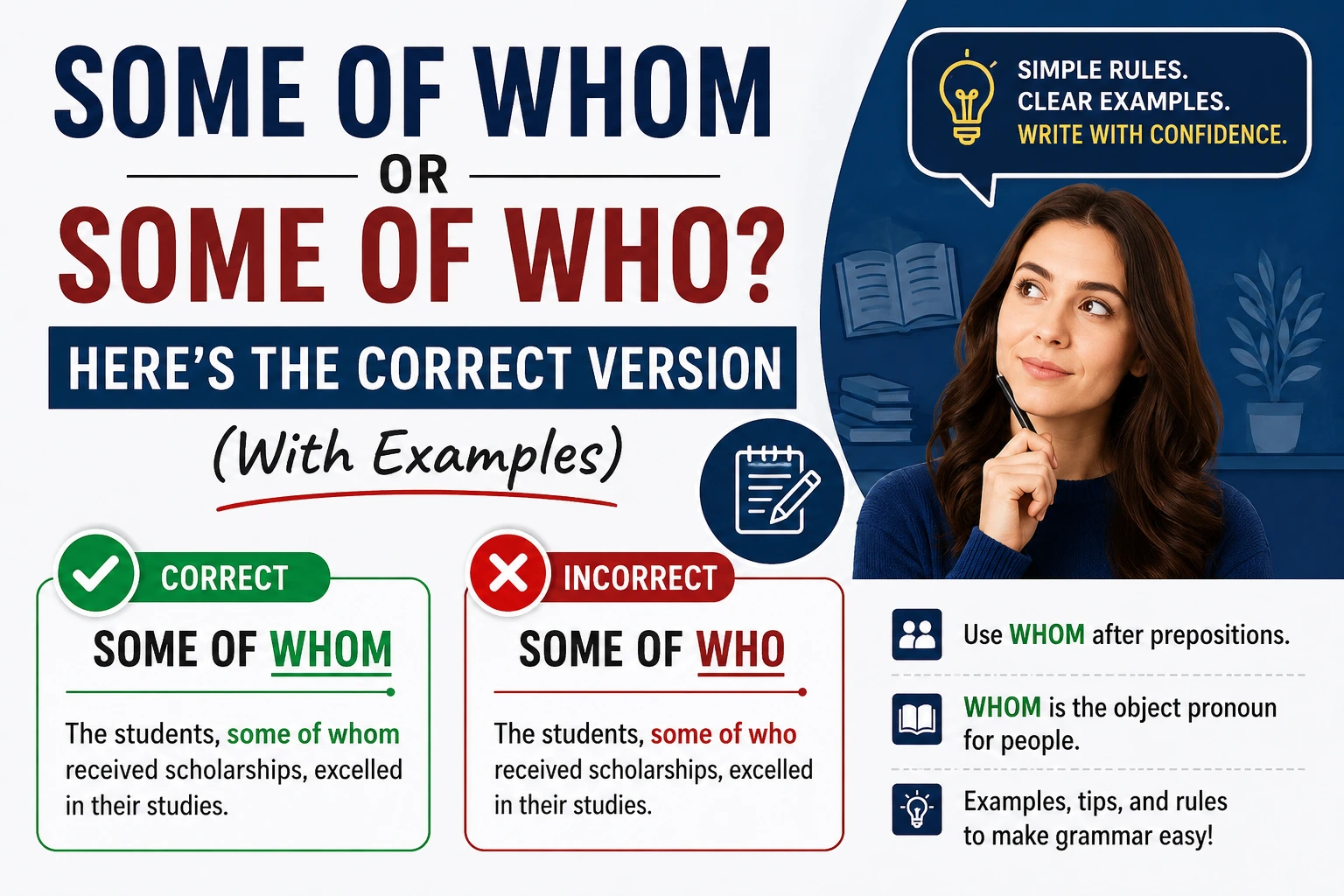 Some Of Whom Or Some Of Who? Here's The Correct Version (With Examples)