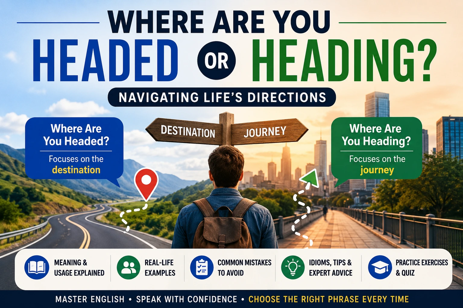 Where Are You Headed or Where Are You Heading? Navigating Life’s Directions