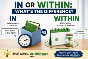 ‘In’ or ‘Within’: What’s the Difference?