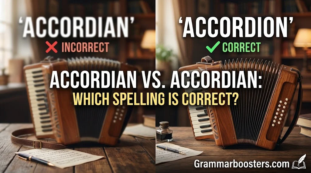 Accordion vs. Accordian: Which Spelling Is Correct?