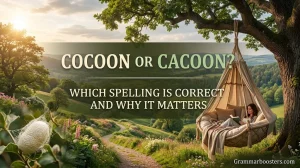 Cocoon or Cacoon? Which Spelling Is Correct and Why It Matters