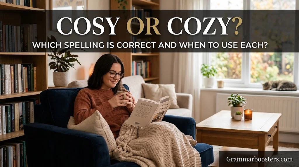 Cosy or Cozy: Which Spelling Is Correct and When to Use Each?