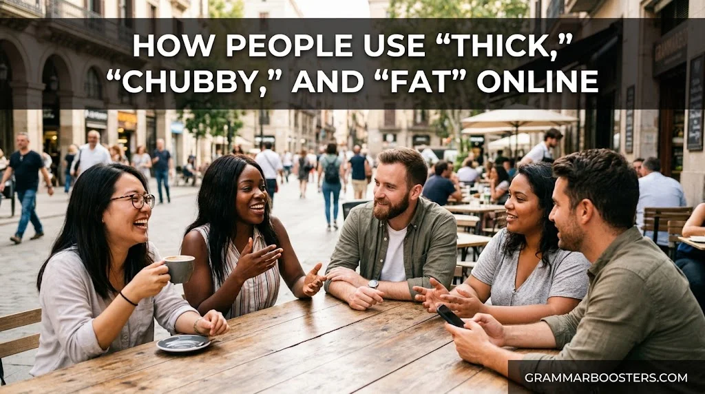 How People Use “Thick,” “Chubby,” and “Fat” Online