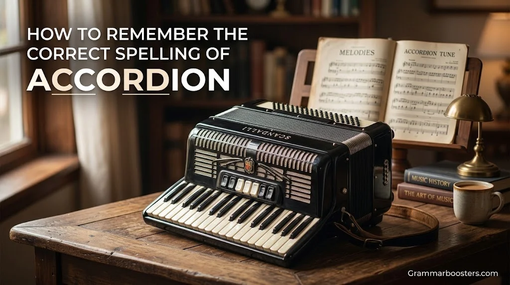 How to Remember the Correct Spelling of Accordion