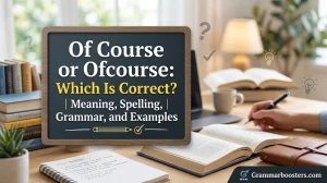 Of Course or Ofcourse: Which Is Correct? Meaning, Spelling, Grammar, and Examples