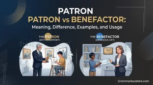 Patron vs Benefactor: Meaning, Difference, Examples, and Usage