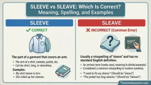 Sleeve vs Sleave: Which Is Correct? Meaning, Spelling, and Examples