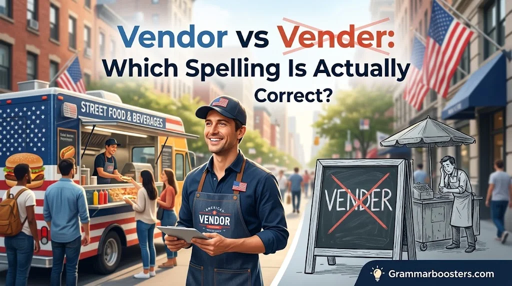 Vendor vs Vender: Which Spelling Is Actually Correct?