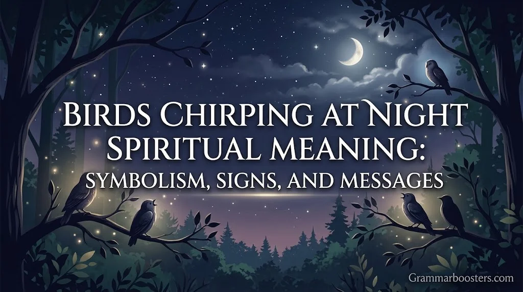 Birds Chirping at Night Spiritual Meaning: Symbolism, Signs, and Messages