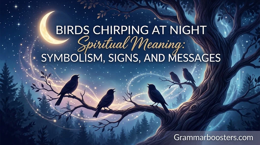 Birds Chirping at Night Spiritual Meaning: Symbolism, Signs, and Messages
