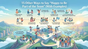 15 Other Ways to Say “Happy to Be Part of the Team” (With Examples)