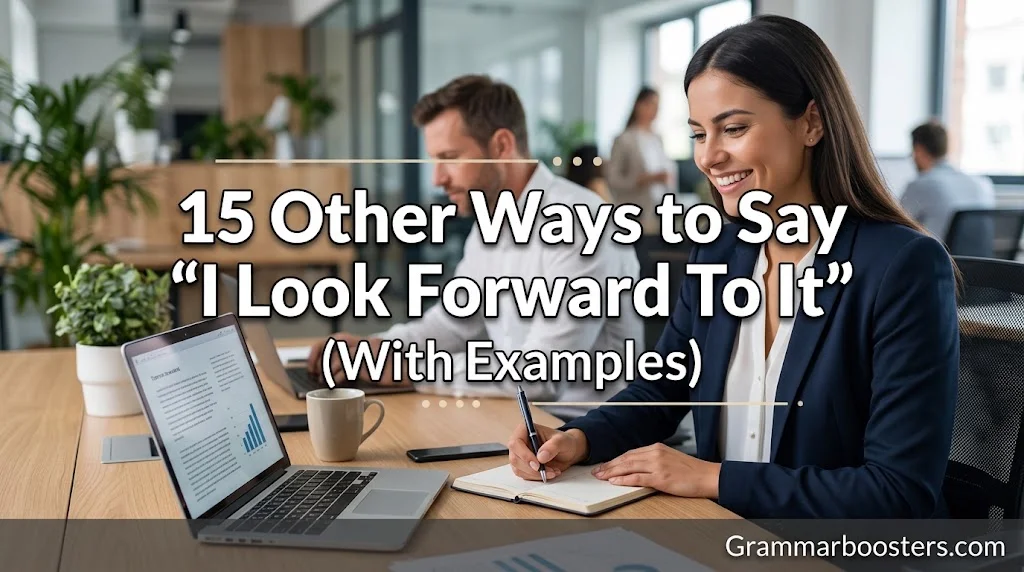 15 Other Ways to Say “I Look Forward To It” (With Examples)