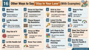 16 Other Ways to Say “Stay In Your Lane” (With Examples)