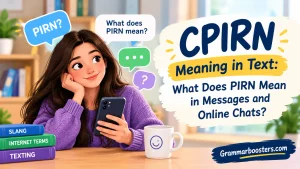 PIRN Meaning in Text