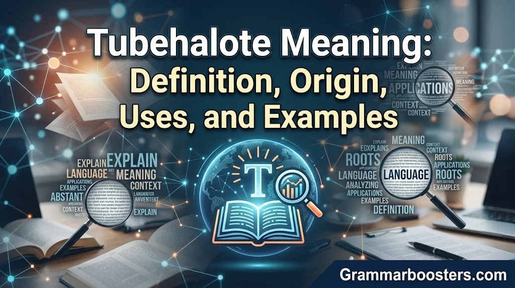 Tubehalote Meaning: Definition, Origin, Uses, and Examples